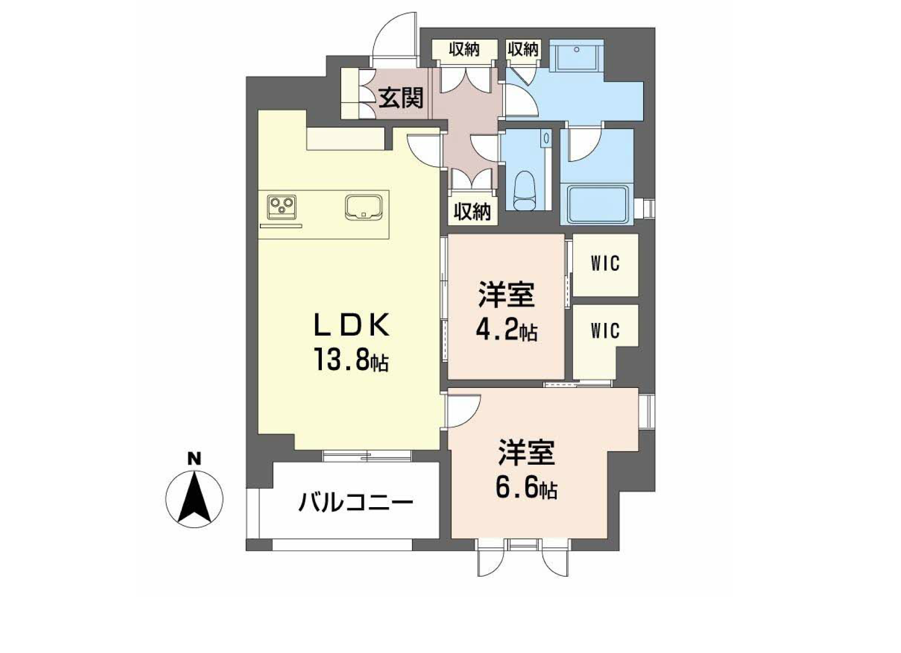 シャーメゾンステージ香櫨園0202号室の間取り